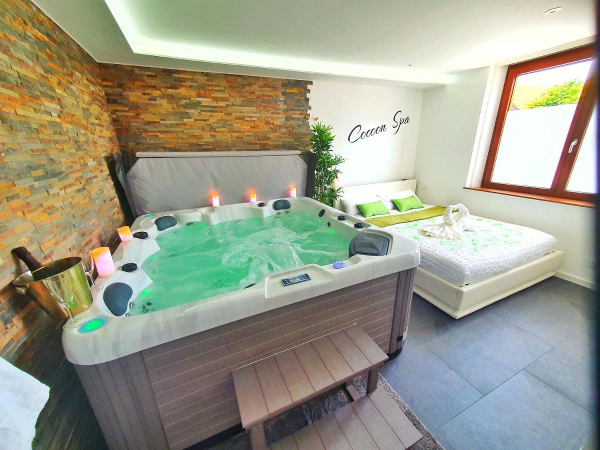 -Gite Cocoon Spa-Jacuzzi-Jardin-Parking Prive-Climatisation Holtzwihr 외부 사진